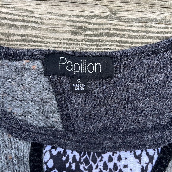 Papillon Patchwork Long Sleeve Dress - Picture 3 of 8